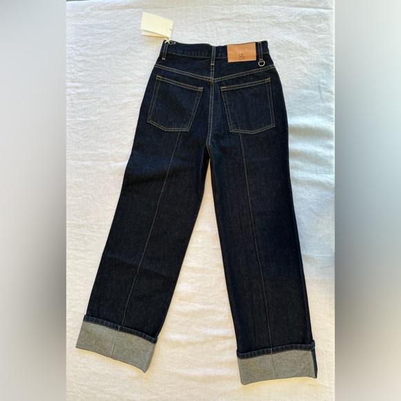 Ulla Johnson- The Genevieve Topstitch Nonstretch Jeans-size 27 - Picture 7 of 16